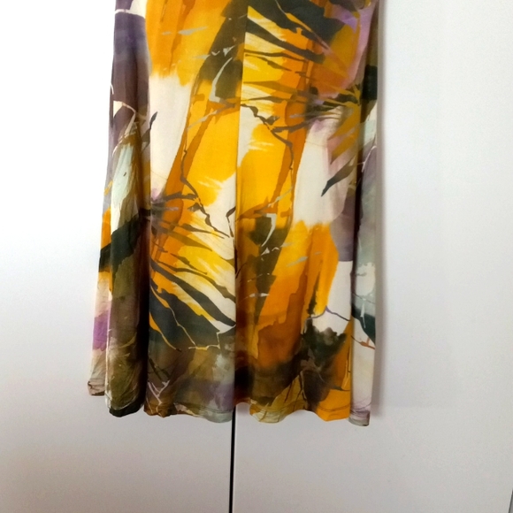 Size small / zokai floral midi summer dress flowers pattern - Picture 4 of 5